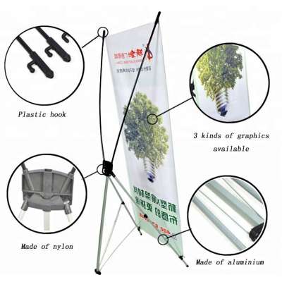 Hot sale cheap trade show advertising X banner stand